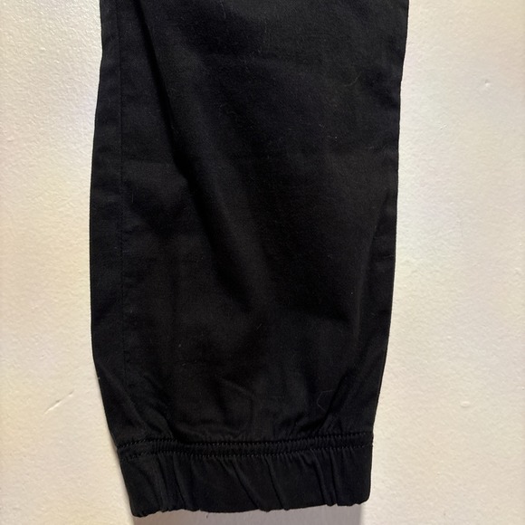 wrangle Cargo Jogger Pants Multi Pocket Drawstring Elastic Waist Casual Black - Picture 5 of 10